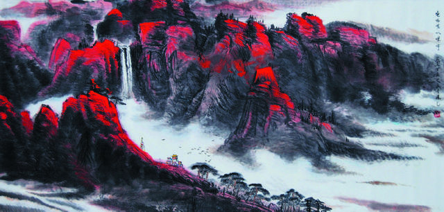 高清國畫素材精選（可以做墻繪素材）