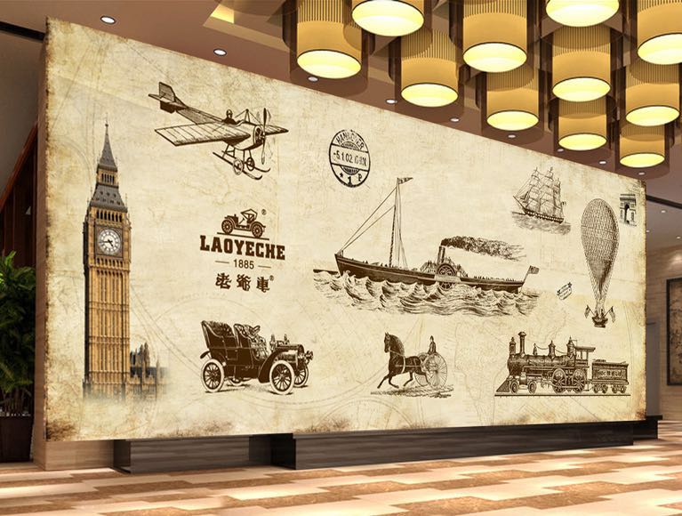 手繪墻在裝飾中的運用