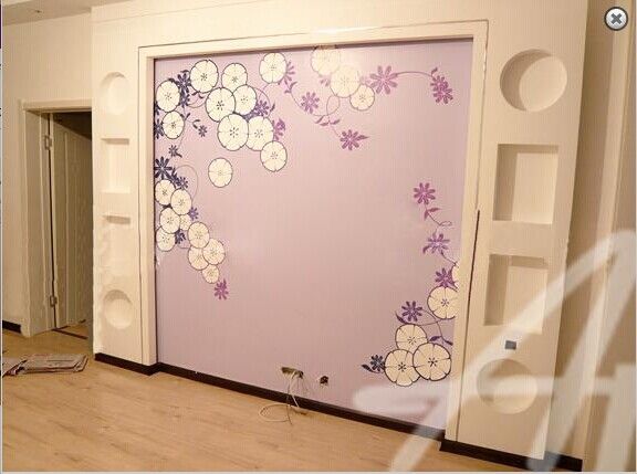 客廳手繪墻風格和色彩采取竅門