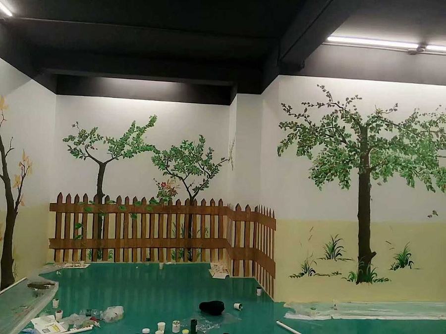 【手繪墻畫】餐廳墻繪設計奧秘