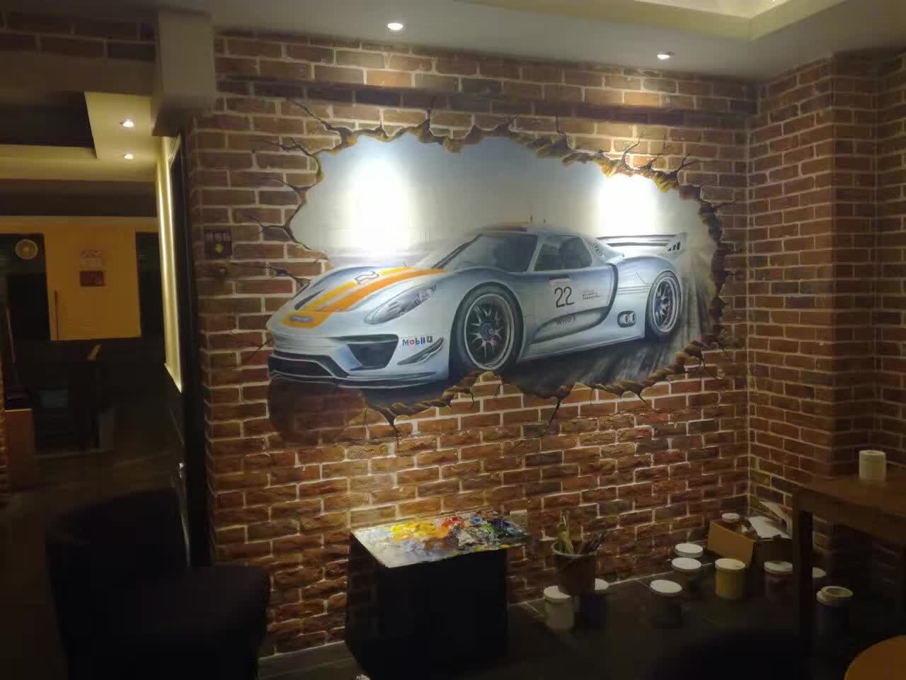 墻繪與貼紙的區別