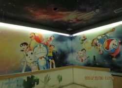 叮當(dāng)貓主題彩繪