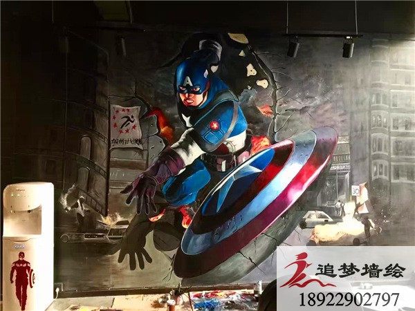 健身房墻體彩繪【墻繪公司】