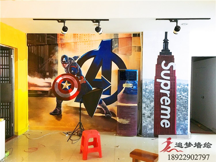 supreme彩繪涂鴉【壁畫(huà)】