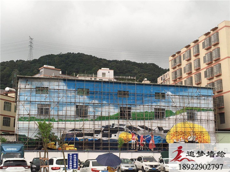 廣州太和文化墻【3D壁畫】