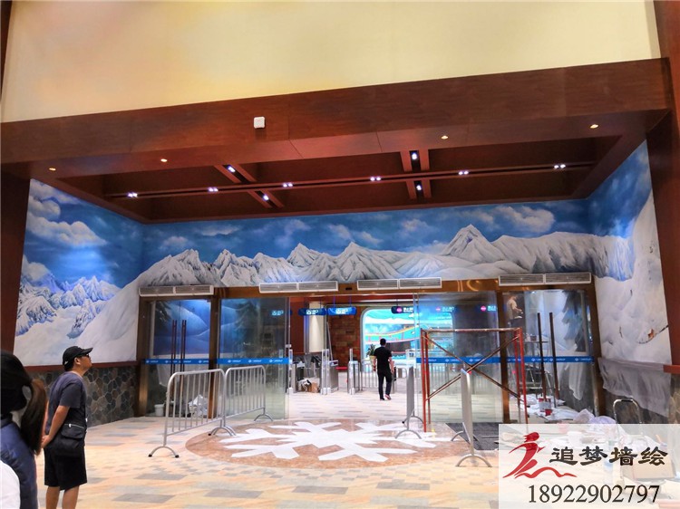 花都融創城彩繪【文化墻手繪】