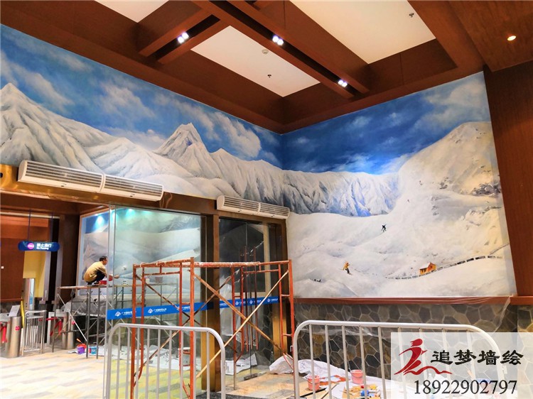 花都融創城彩繪【文化墻手繪】