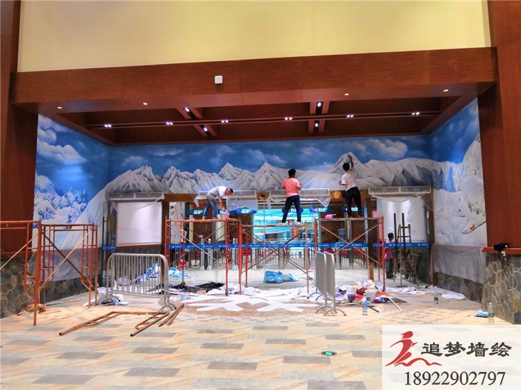 花都融創城彩繪【文化墻手繪】