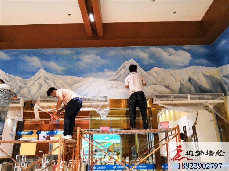 花都融創城彩繪【文化墻手繪】