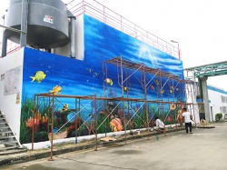 東莞新長橋海底世界【東莞墻繪】