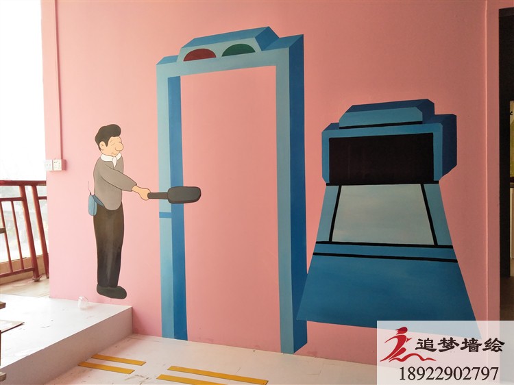 商場(chǎng)墻繪導(dǎo)覽圖