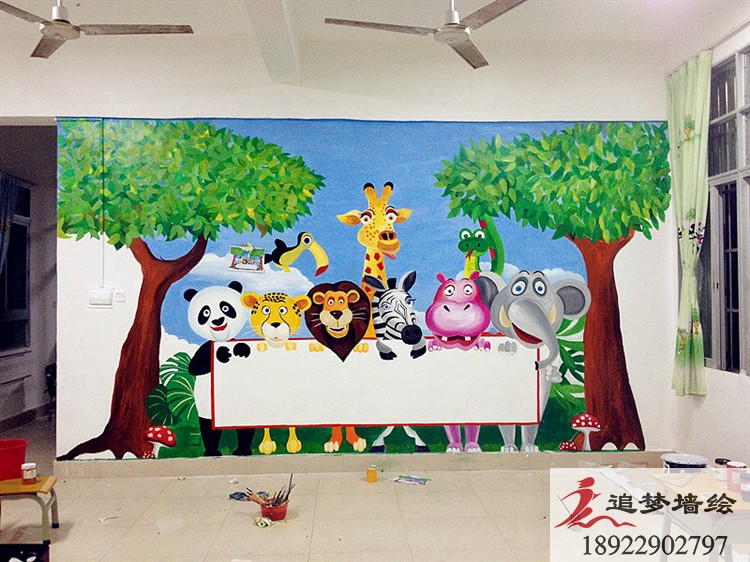 啟明星幼兒園墻繪