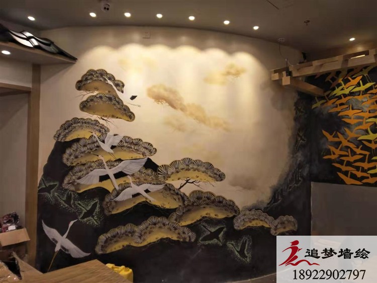 御壽司日式料理店墻繪