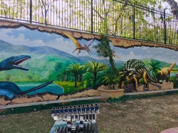 侏羅紀公園彩繪