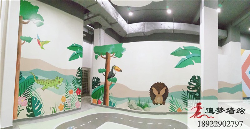 珠海融創(chuàng)架空層彩繪