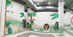 珠海融創架空層彩繪