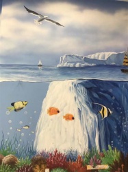 白云3D海洋彩繪
