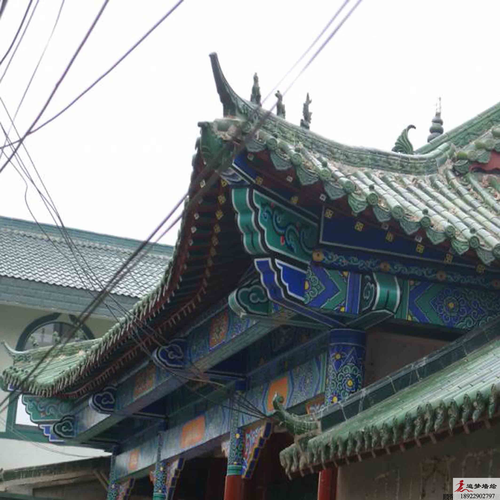 古建筑彩繪廣州番禺