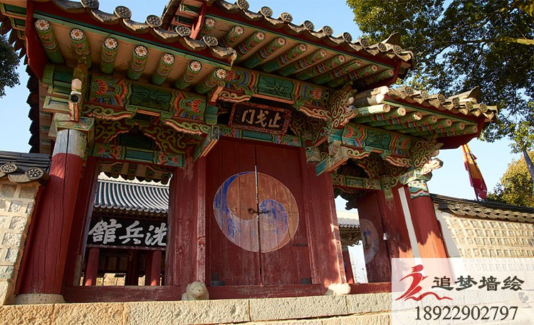 古建筑彩繪深圳羅湖