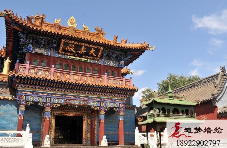 古建筑彩繪深圳龍崗