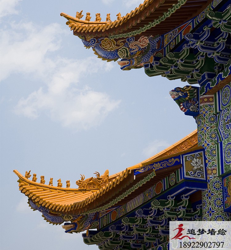 古建筑彩繪深圳鹽田