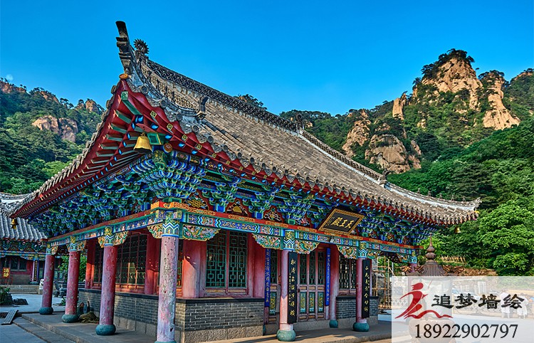 古建筑彩繪珠海金灣