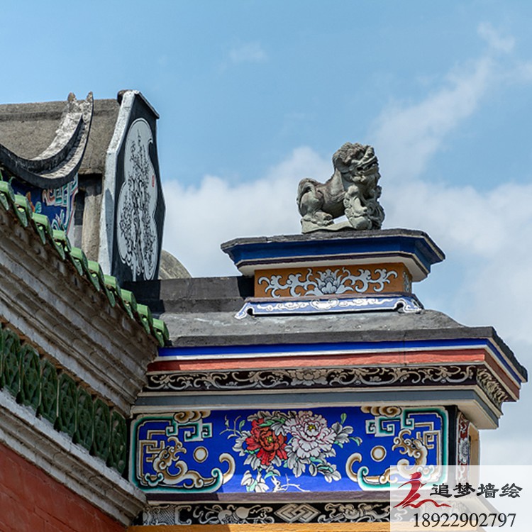 古建筑彩繪佛山南海