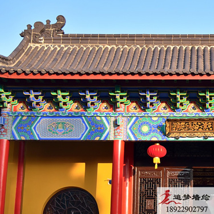 古建筑彩繪江門新會