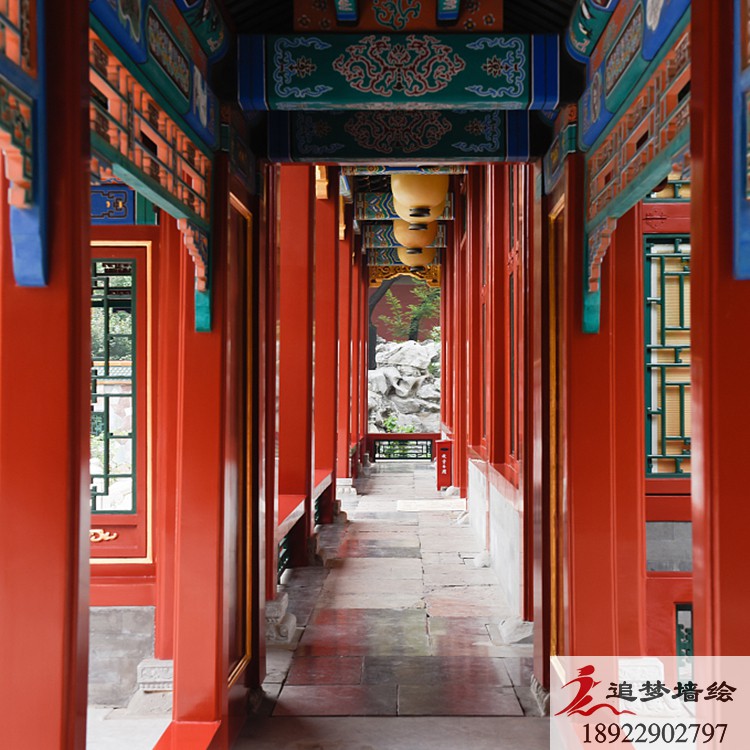 古建筑彩繪江門臺山