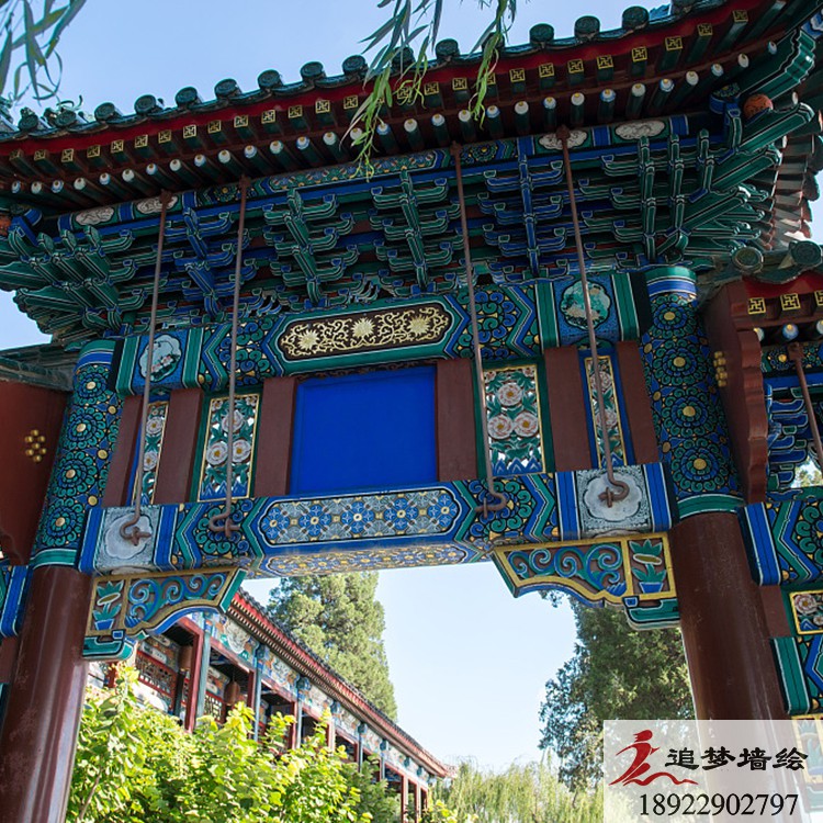 古建筑彩繪江門開平