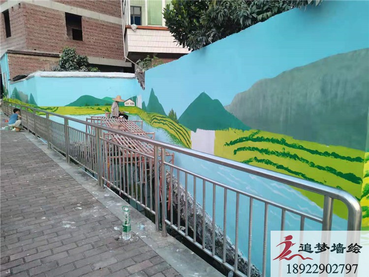 白云沙田文化墻